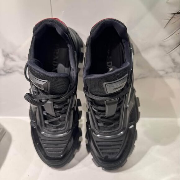 Black Prada Cloudbust Thunder Technical Fabric Sneakers - Picture 2 of 3